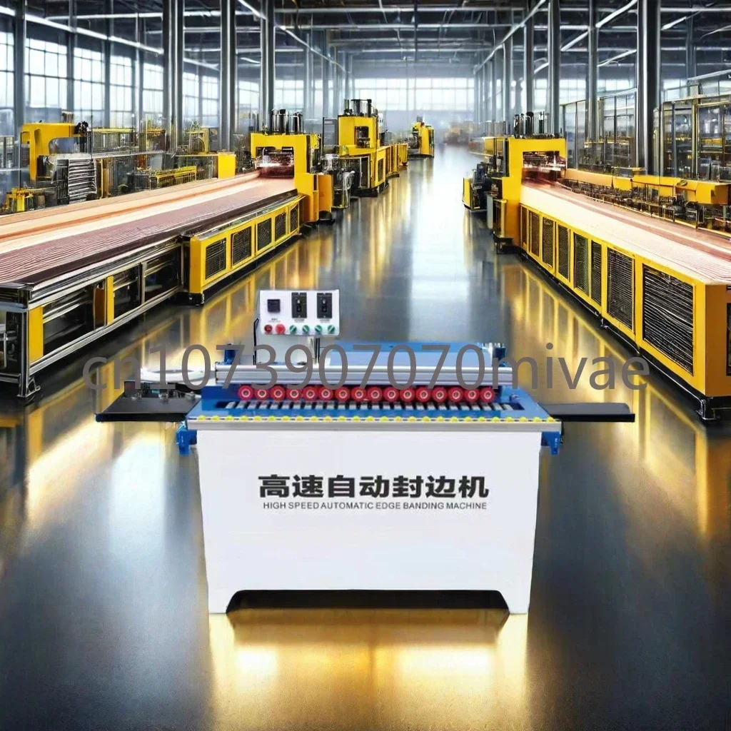 Furniture Manufacturing  Cnc  Edge Banding Machine PVC Pre Milling Woodworking Board, Automatic Trimming, Polishing