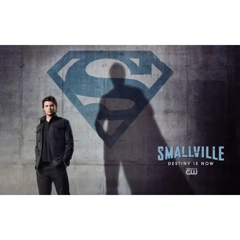 Decoración del hogar Smallville TV Show-Póster artístico de seda pegatina de pared decoración regalo