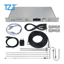 TZT 50W PLL FM Transmitter 87-108MHz for Radio Broadcasting RDS Digital Partition Timing Task T50R