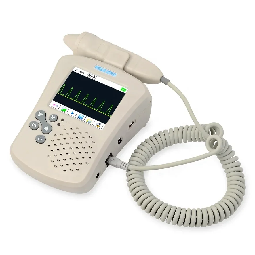 

IN-VD310 Portable Vascular Doppler 8mhz Probe Detect Arterial And Venous flow Velocity