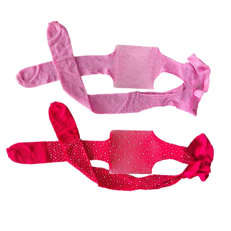 

1 шт. Женские сексуальные кружевные колготки-сетка с открытой промежностью и стразами, комфортные эластичные чулки для ночного белья