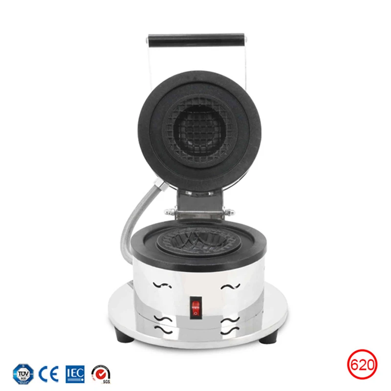 

Машина для приготовления мороженого для гамбургеров, электрическая машина для запайки мяса, машина для приготовления мороженого, гамбургера, десерта, 100*42 мм, круглая вафельница