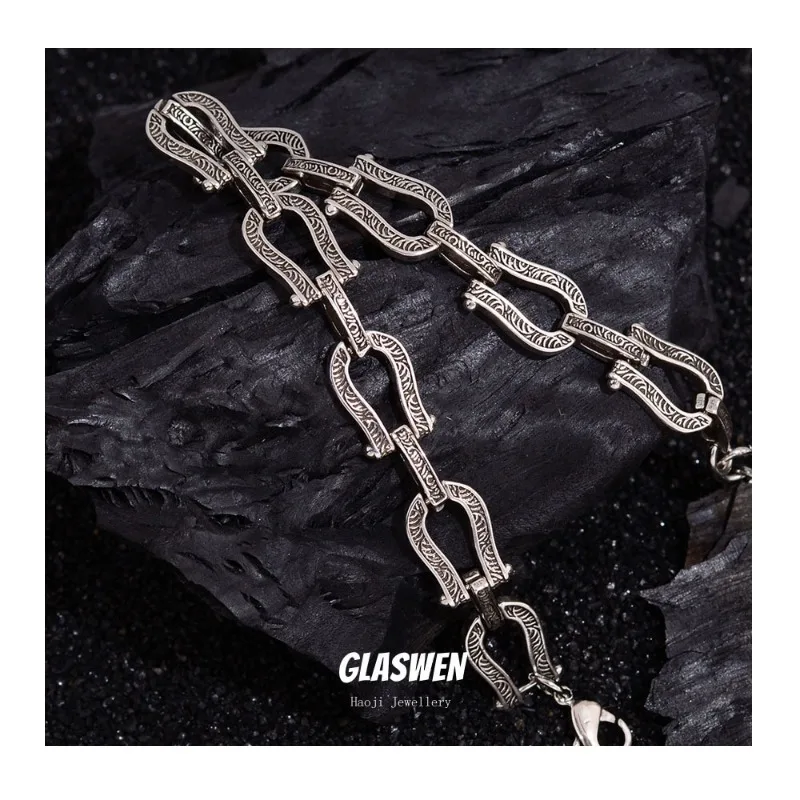 

Изысканный браслет из травы Тан с элементами подковы, женский, нишевый, класса люкс, в стиле ретро, универсальный, уникальный, изысканное украшение