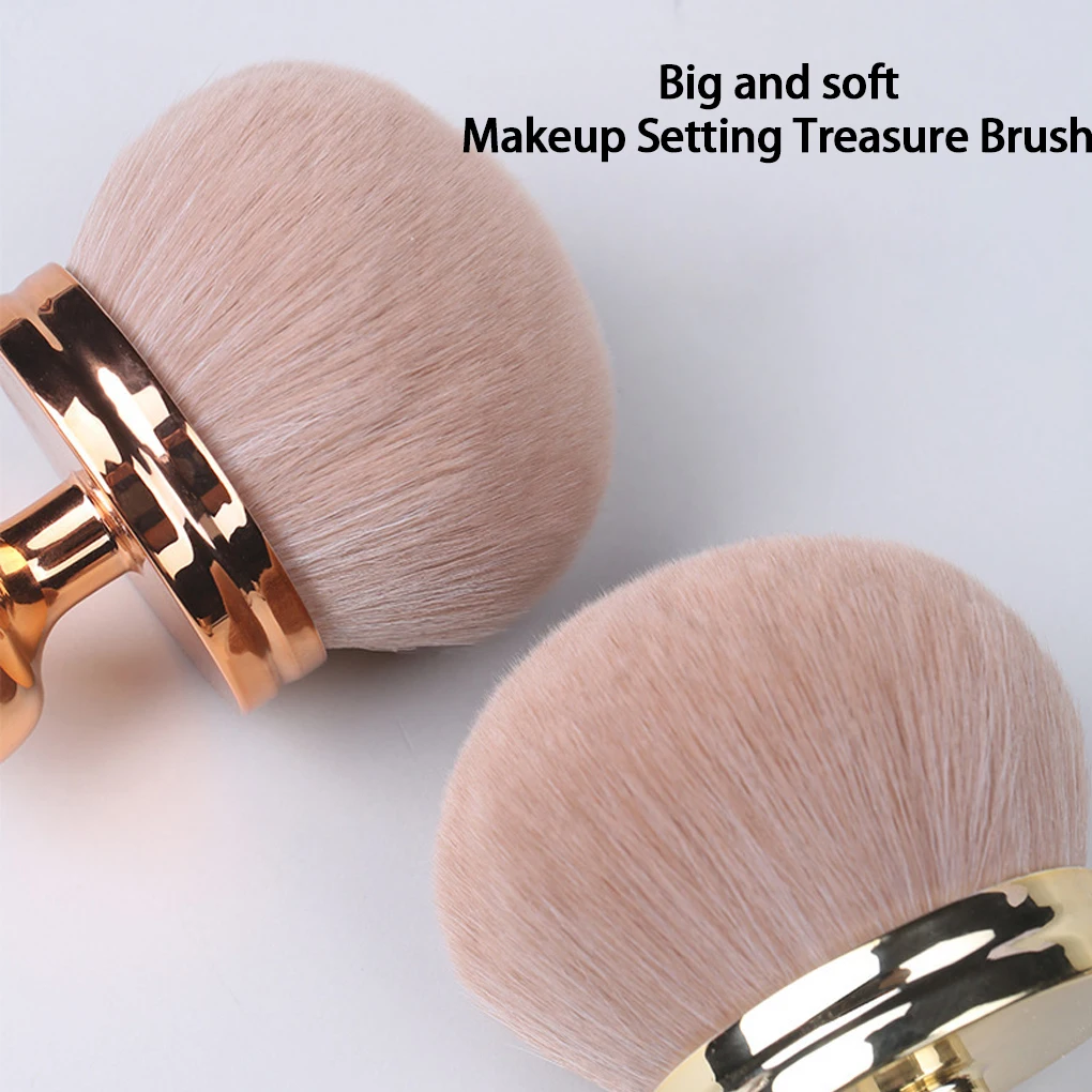 Nuovo pennello per trucco super morbido Pennello per cipria extra soffice con testa a fungo Pennello per fard multiuso Strumenti di bellezza Commercio all'ingrosso