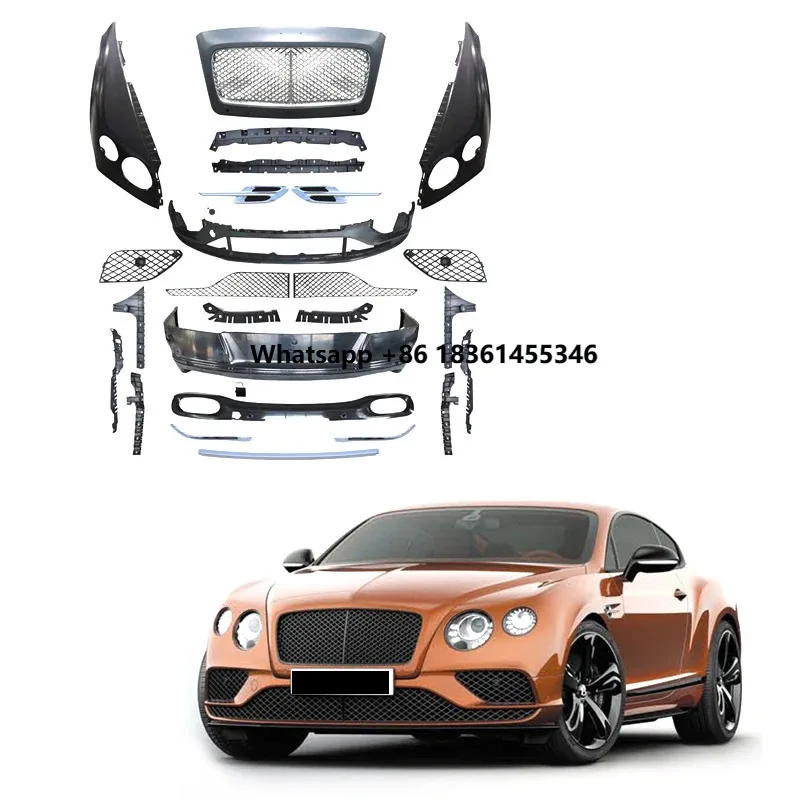 For  Continental GT2012-2015GT upgr to retrofit GT16-19 body kit front and rear bumpers