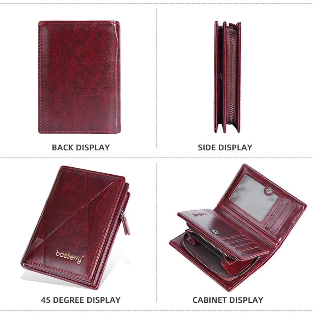 Деловой мужской короткий кошелек из искусственной кожи на молнии, повседневный мужской кожаный кошелек, мягкие многофункциональные 2-кратные кошельки, подарок