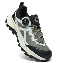Anti-spattende trailrunningschoenen voor heren Waterbestendig Trekking Wandelsneakers Buitensporten Jogging Trainers Wandelen