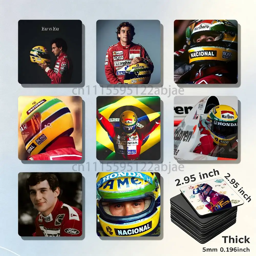 Racing Driver A-Ayrton S-Senna Refrigerator Magnets the Perfect Choice for Home Create Warm Cozy Home Decor Gifts
