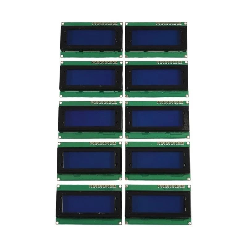 A33T-10PCS LCD2004 2004 LCD Module 2004 20X4 Character LCD Display IIC I2C Interface For Arduino Raspberry Pi Blue Screen