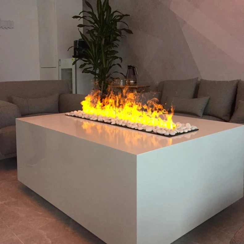 3D Fireplace Simulated Multicoloured  Flame  Fireplace Multiple Intelligent Control Methods Fireplace 70*21*27CM