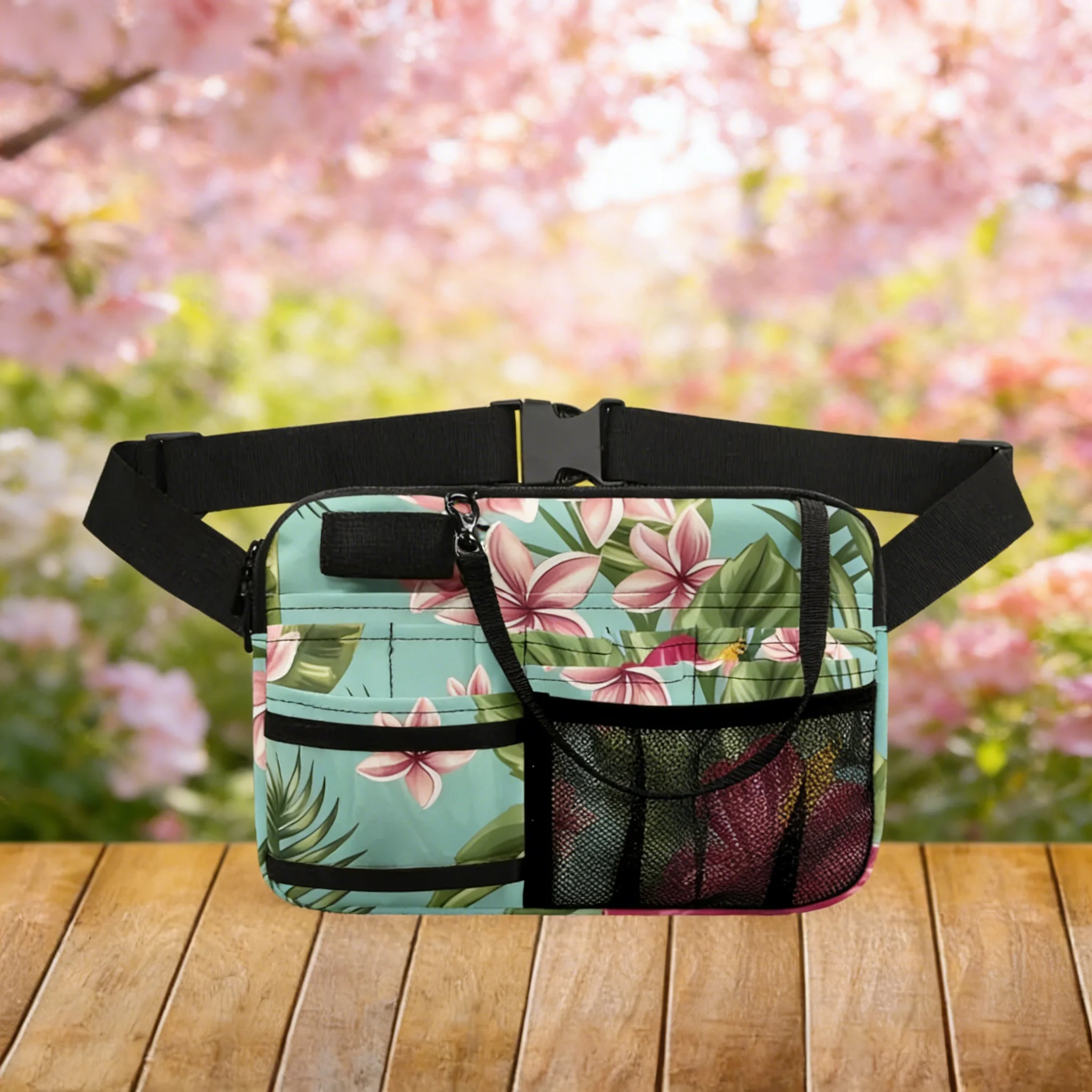 2026 New Cartoon Nurse Waist Pouch, Large Capacity Belt with Mesh Pockets, Adjustable Fanny Pack for Nurses