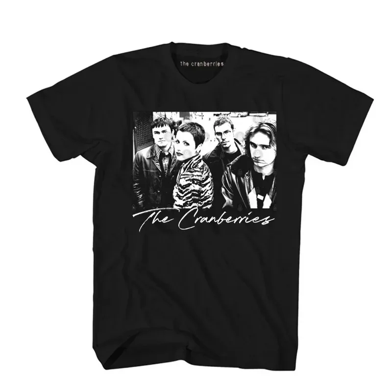 

Irish Rock Cranberries Print T-shirt Retro Hip Hop Punk Fashion trend Loose casual 100% cotton round neck short sleeve T-shirt