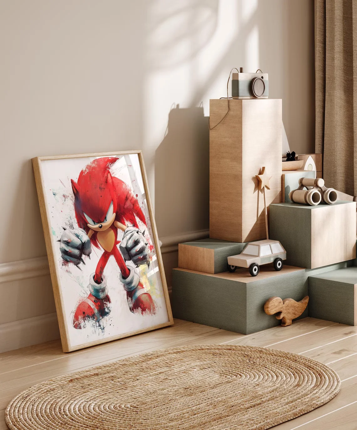 Sonic Hedgehog Prints, Set of  - Watercolor Poster Print ulasan dan harga