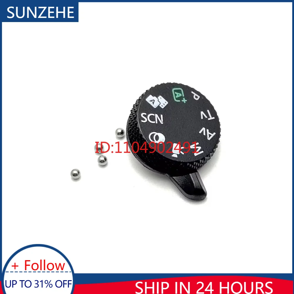 جديد لكانون EOS R50 الغطاء العلوي بدوره وضع الاتصال الهاتفي الروك الدوار وظيفة عجلة زر كاميرا رقمية استبدال جزء #1