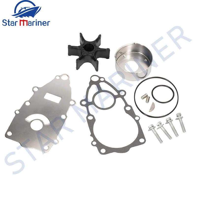 Boat Motor 60X-W0078-00 18-3516 Water Pump Repair Kit for Yamaha 200HP 225HP 250HP 300HP VZ200 VZ225 VZ250 VZ300 2003-2009 V6