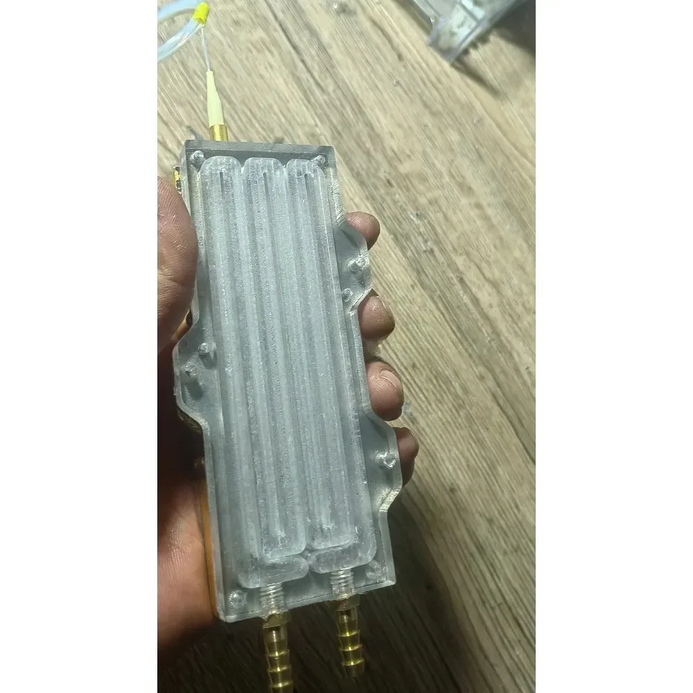 1 Pcs Used Laser Pump Chuangxin 260 Laser DIY Modification Special Water-cooled Plate Fiber SMA905 Laser Head