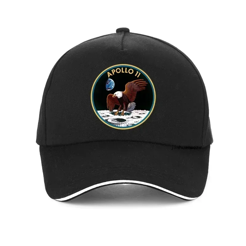 

USA Apollo 11 50Th Anniversary Moon Landing Print Baseball Cap Unisex Cool Summer Adjustable Dad Hat Snapback Hats