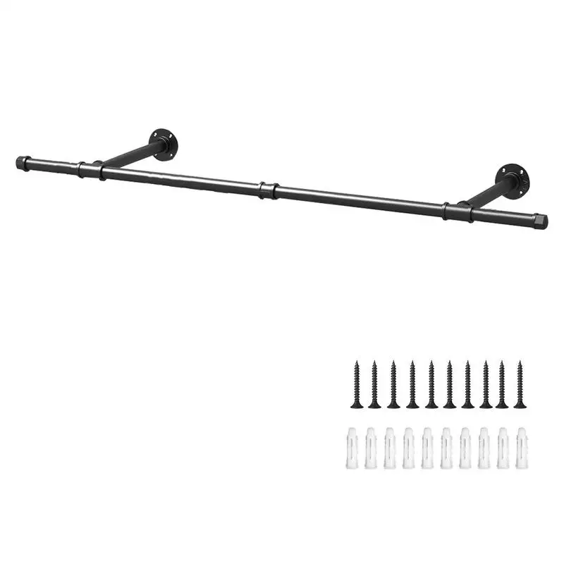 

Вешалка для хранения, вешалка для хранения, настенный держатель, металлическая вешалка для шкафа, нержавеющая настенная штанга для шкафа для балкона