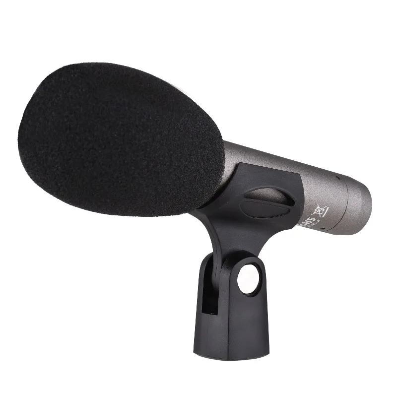 CM-60 Professional Condenser Microphone XLR Cardioid Mic 48V Phantom Power Supply Studio Recording Broadcasting Stage