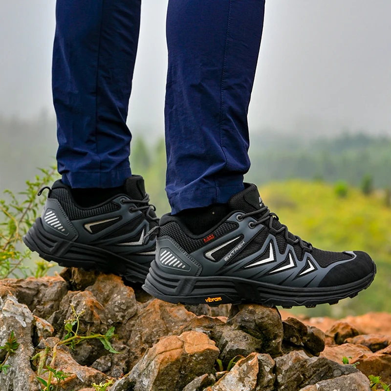 Xiaomi Extrek Scarpe da trekking da esterno impermeabili Scarpe da esterno da uomo Scarpe da ginnastica tattiche da caccia da trekking da uomo resistenti all'usura