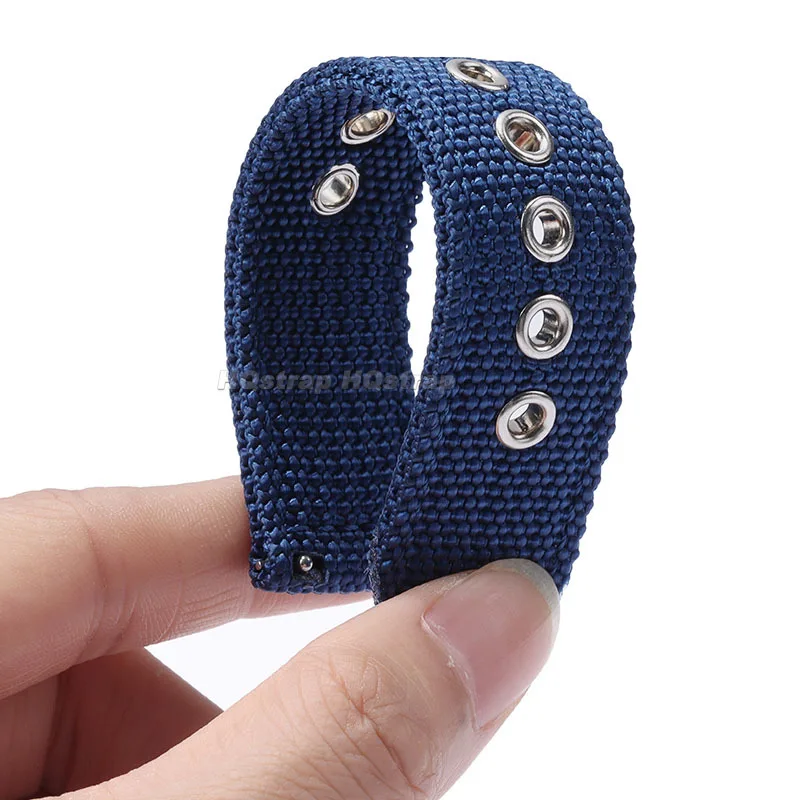 Cinturino in nylon 18mm 20mm 22mm cinturino in tela cinturino sportivo morbido e confortevole cinturino di ricambio universale a sgancio rapido