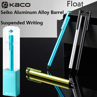 KACO 0.5mm Metal Pen Creative Hovering Aircraft Aluminum Rod 600M Ink Dualball Tip Smooth Write Gel Pens High Quality Stationery