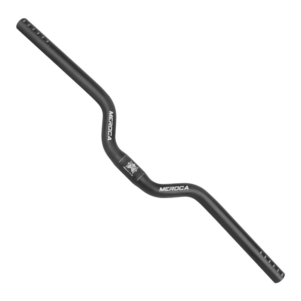Für Mountainbikes MEROCA Fahrradlenker Gerade/Schwalbenform Aluminiumlegierung Fahrrad-Riser-Lenker 25,4X540/580mm Fahrradteile – Detail 11
