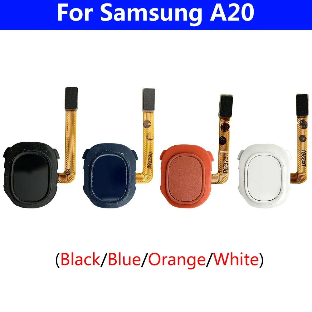 NEW Tested Back Home Button Touch ID Key Fingerprint Sensor Flex Cable For Samsung A11 A115F A20 A205F A21S A217