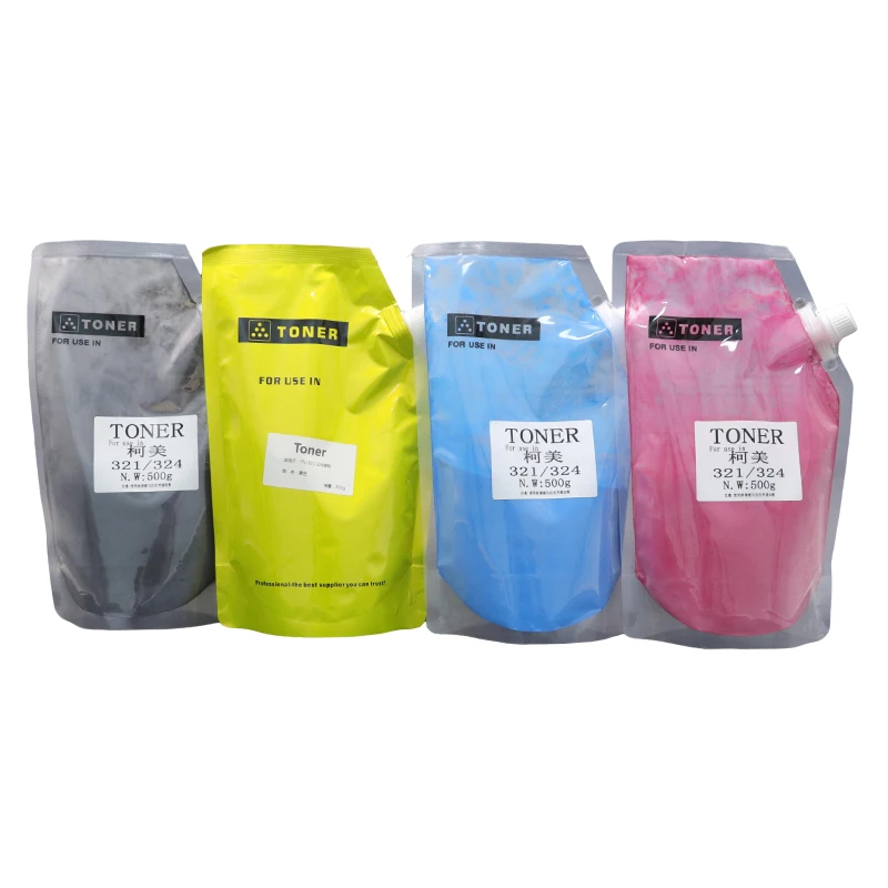 لكونيكا مينولتا 500 جرام عبوة مسحوق تلوين البشرة TN321 TN324 C224 284 364 7822 7828 221 221S 281 7122 متوافق مع خرطوشة الحبر #3