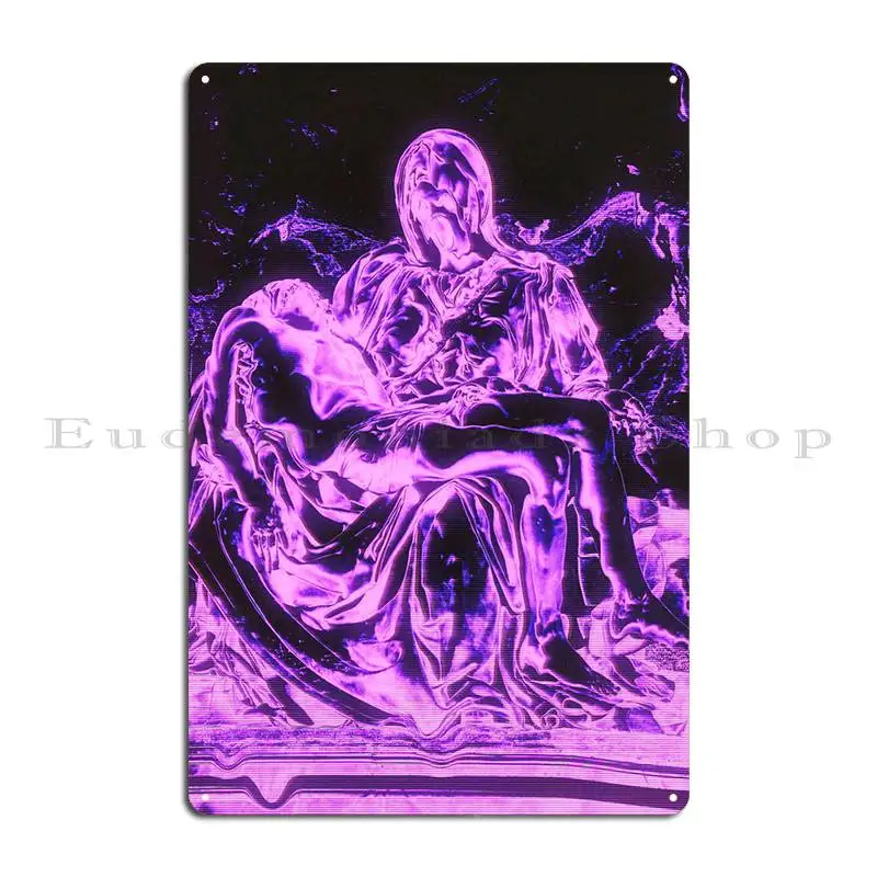 La Pieta Metal Plaque Cinema Wall Mural Character Decoration Mural Tin Sign Poster