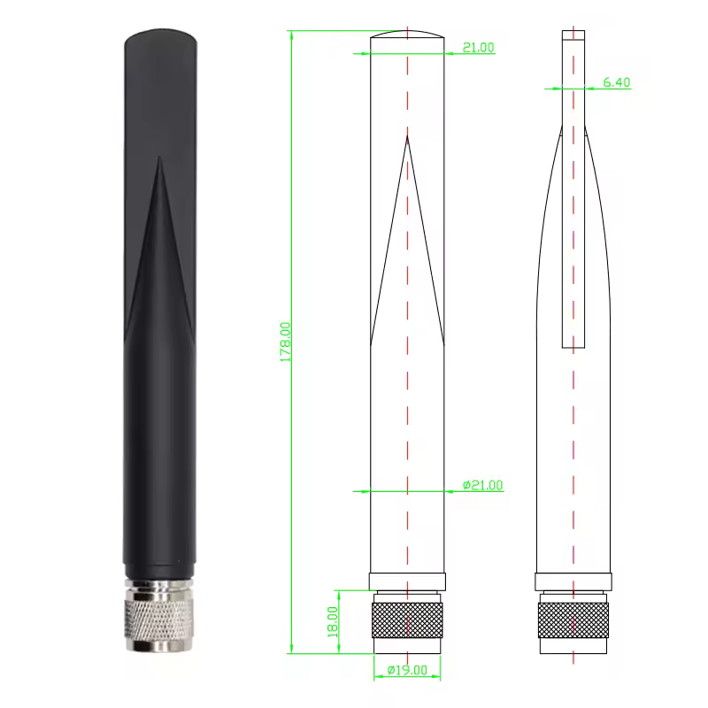 long-range LORA antenna 868MHz 915MHz NB IoT omni N-type connector antenna for Meshtastic Solar Node/Repeaters/Devices Slinkdsco - Image 2