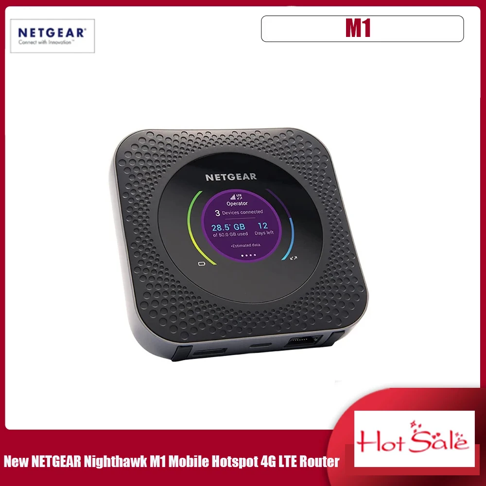 New NETGEAR Nighthawk M1 Mobile Hotspot 4G LTE Router (MR1100) – Up to 1Gbps Speed Connect Up To 20 Devices