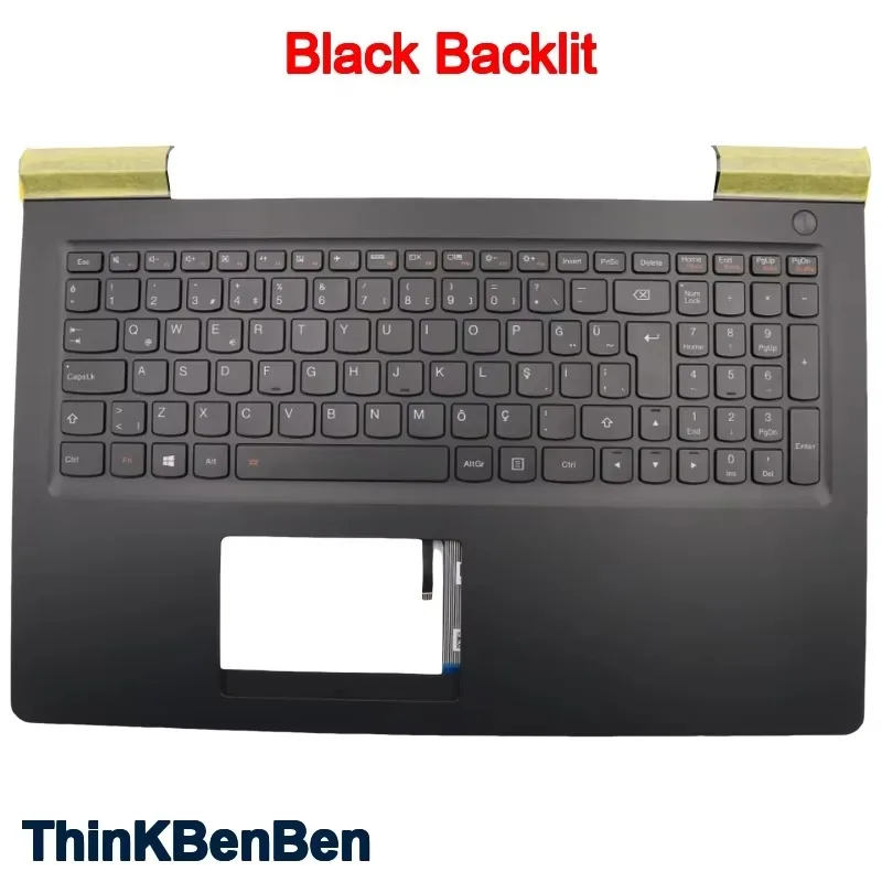 

Black Upper Case Palmrest Shell Cover Backlit Keyboard For Lenovo Ideapad 700 15 15ISK Legion E520 15 15IKB 5CB0K85907 5CB0L0354