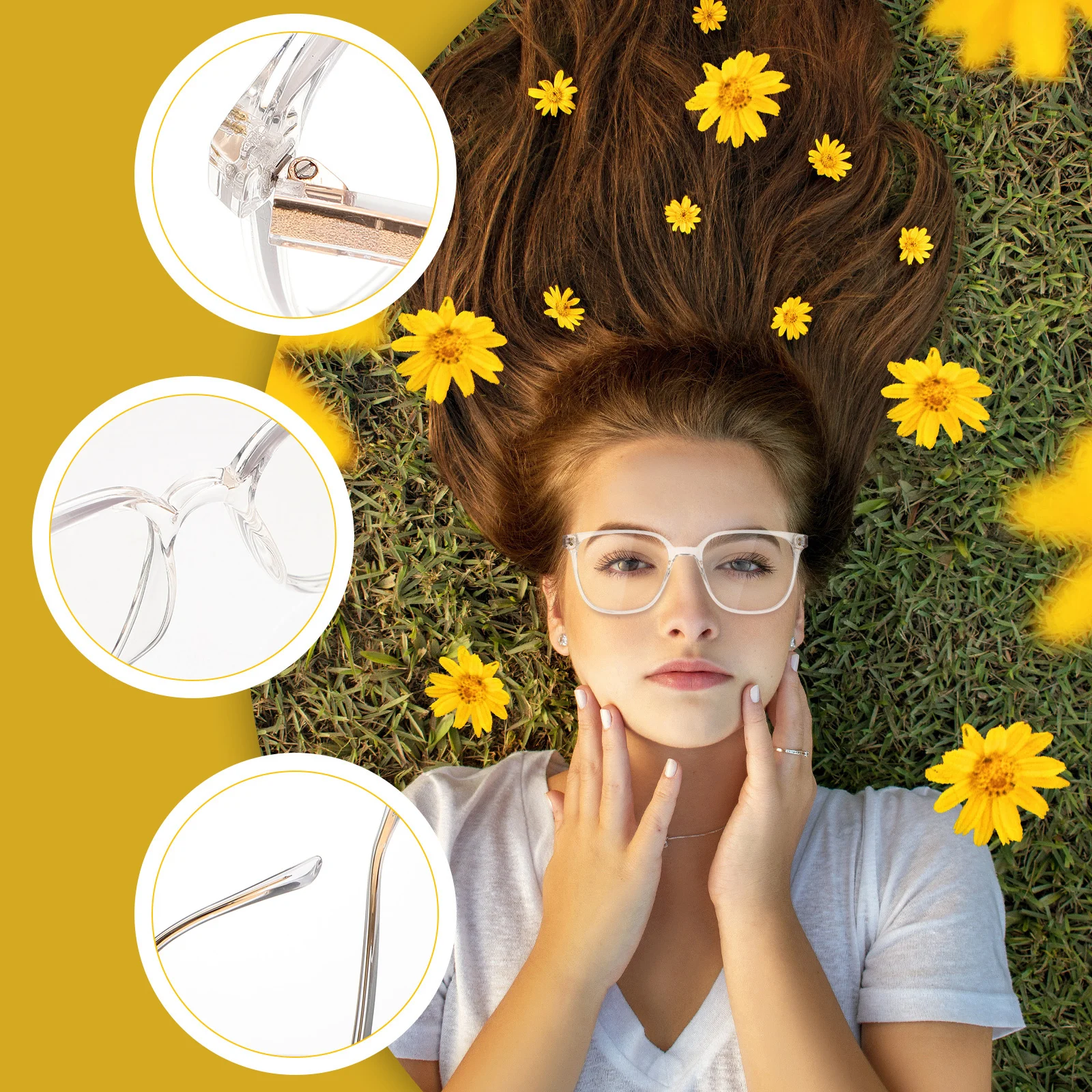 

1Pcs Durable Tr90 Blue Light Glasses Anti-Blue Light Eyewear Lightweight Comfortable Practical Unisex Eye Protection