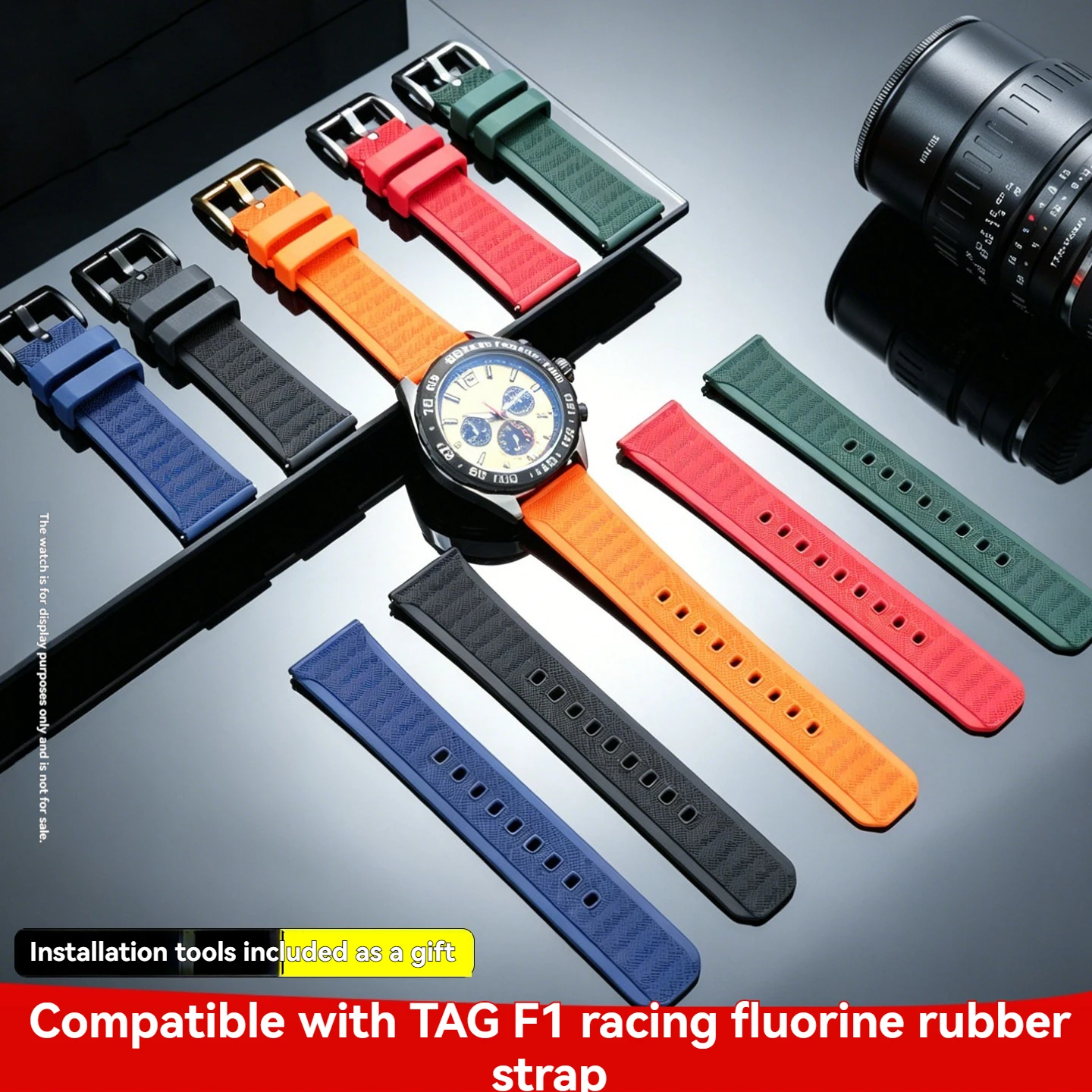 20-22mm-通気性のある時計バンド-タグホイヤー-f1-レーシングカー-カレラおよびダイビングシリーズ用-セイコー-iwc-シリコンラバー時計ストラップ
