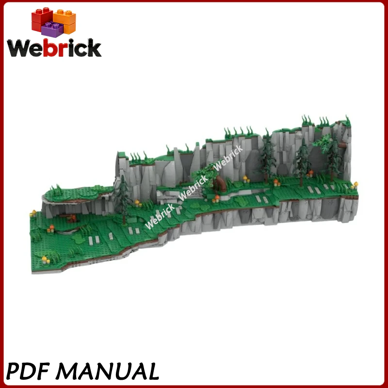 

Zelda Inspired Game Scene MOC Bricks Fantasy Castle Village Model Assembly Building Blocks Kit Collection Gift