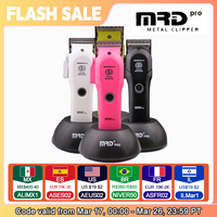 MRD Smart Brain HC-3969ST Hair Clipper Men's Professional Full Metal Lift Height Torque Digital Brushless Motor Cordless Trimmer