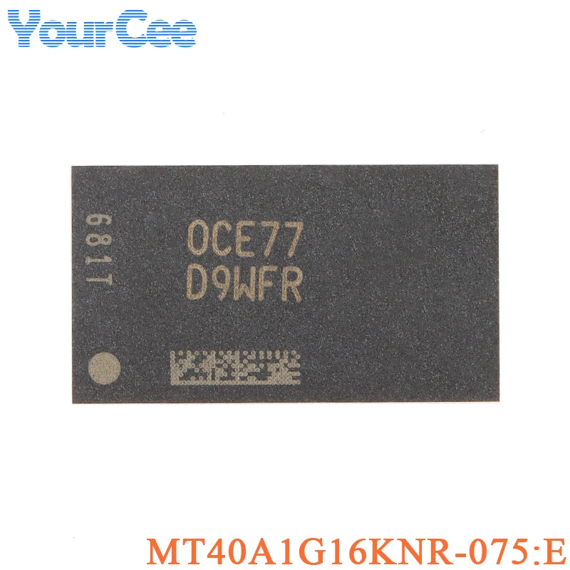 MT40 MT40A1G MT40A1G16KNR MT40A1G16KNR-075:E FBGA-96 16Gb DDR4 SDRAMN Flash Memory Chip IC MT40A1G16KNR-075