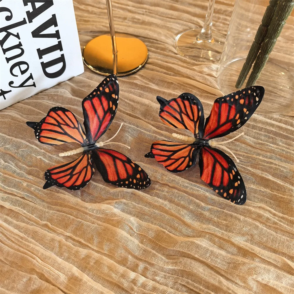 

Sandals Decorations Flower Shoe Accessories Removable DIY Shoe Buckle Butterfly Orchid Shoes Charms Vacation Style Clogs Buckle