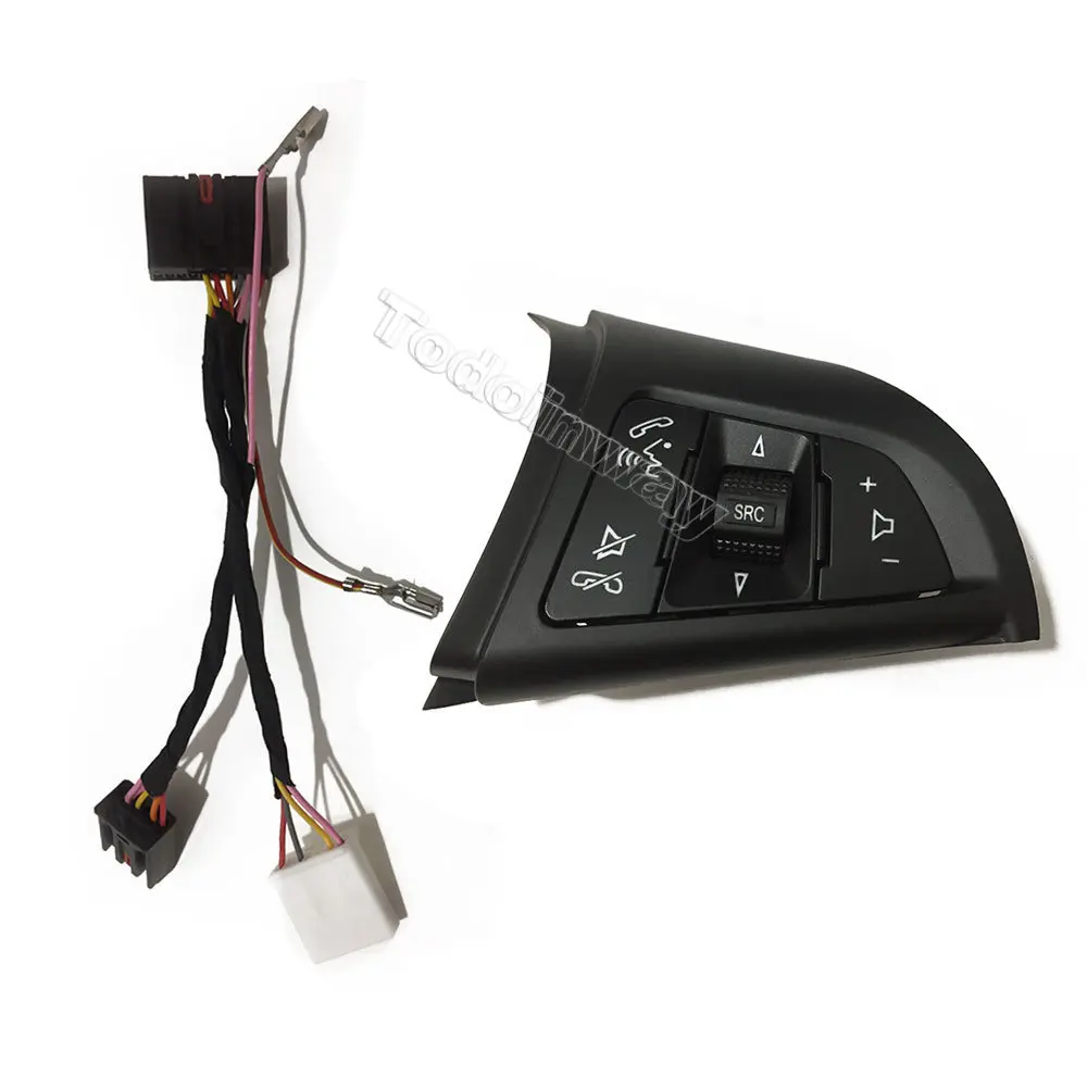Phone Audio Media Switch Steering Wheel Cruise Speed Control Button car accessories for chevrolet cruze 2009-2014 malibu Styling