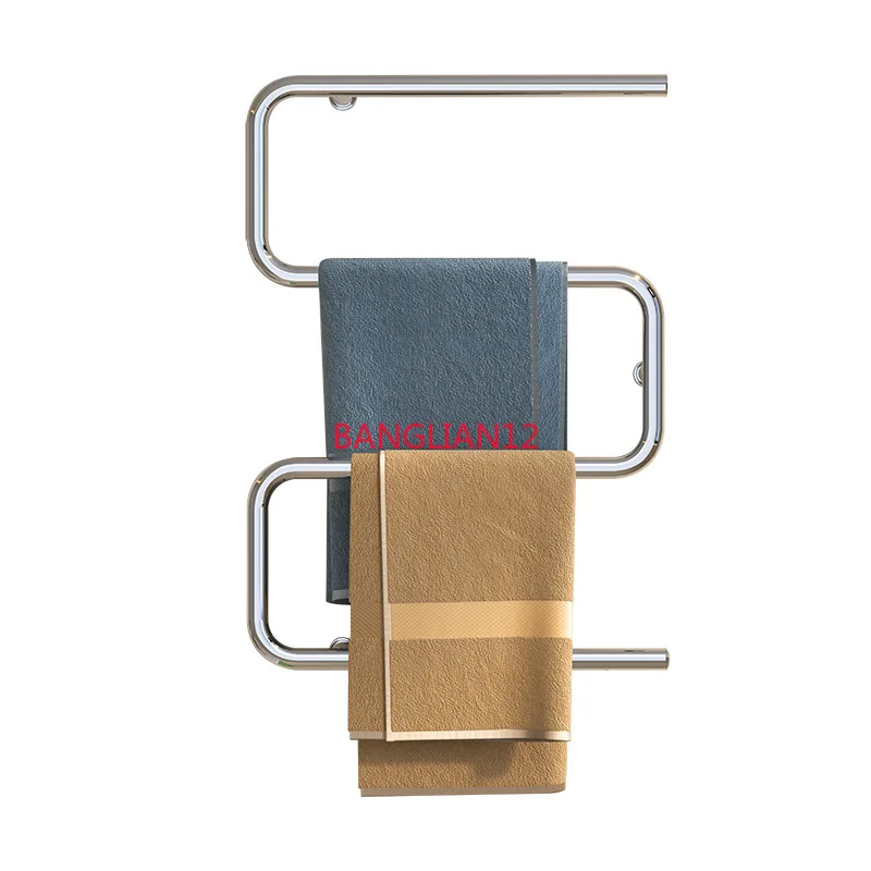 304 stainless steel electric towel rack waterproof constant temperature bow shaped rack
