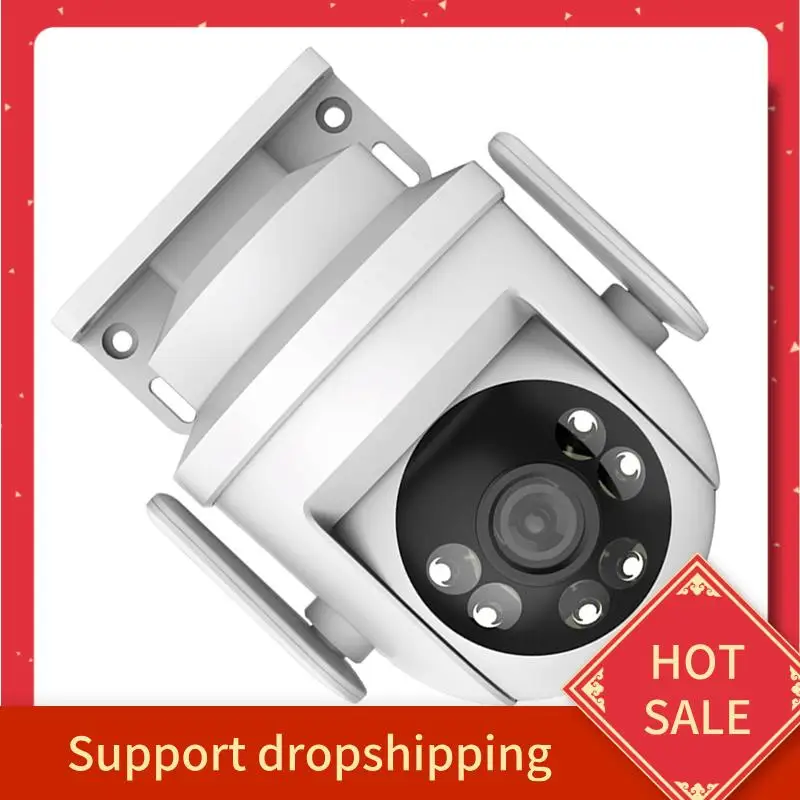 B44C 4MP TUYA Wifi Outdoor Rainproof Camera 2.4G & 5G RJ45 Wired Two-Way Intercom Al Motion Detection Night Vision EU Plug