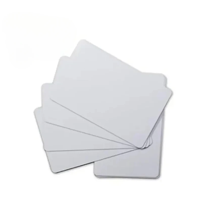 20PCS Glossy White Inkjet Printable PVC ID & Business Cards, Waterproof Plastic for Epson & Canon Printers