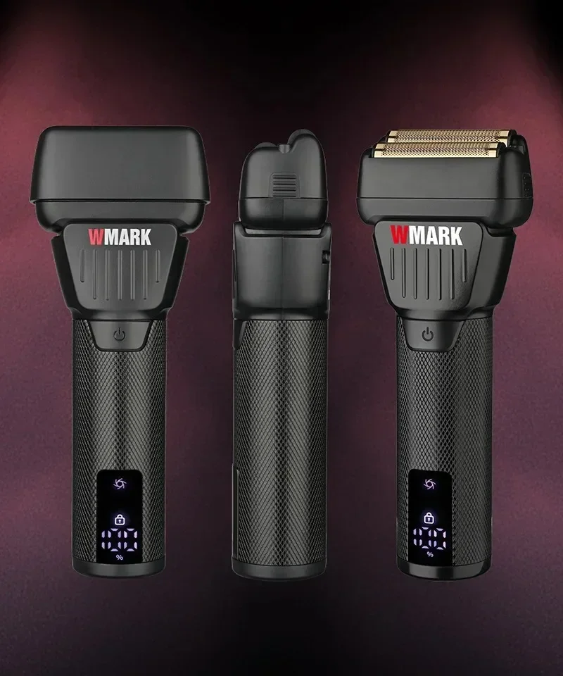 WMARK NG-7982 Elektrorasierer für Herren, 9000 U/min, Netzrasierer mit zwei Klingen, professioneller Haarschneider, Haarschneidemaschine, Barbershop-Salon – Detail 6