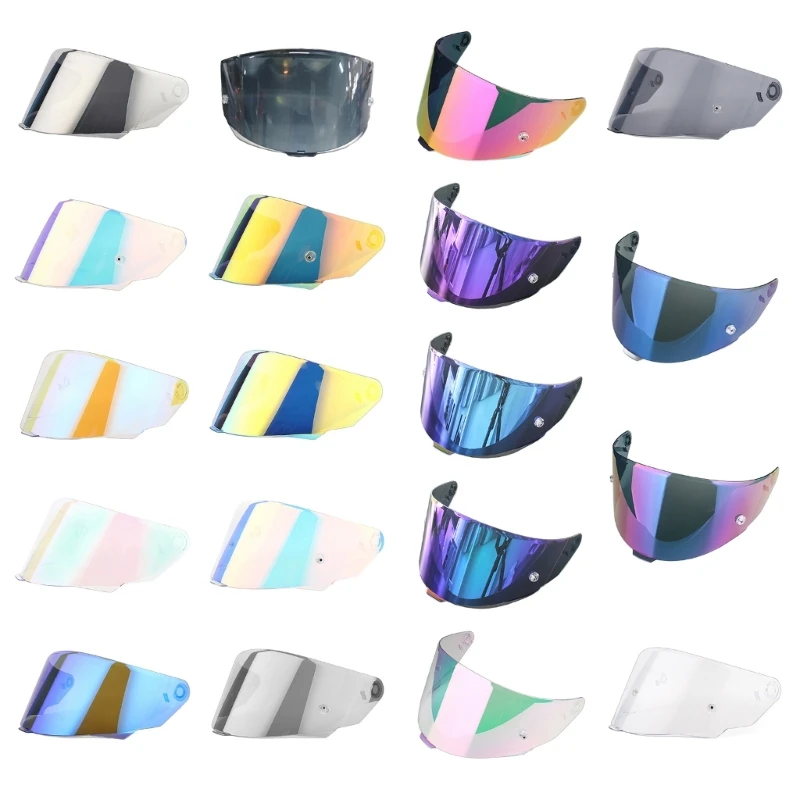 Motorcycle Helmets Lens Visors UV Protection Adjustable Quick Change Visors High Visibility Anti-fog Face Shield for KYT Course