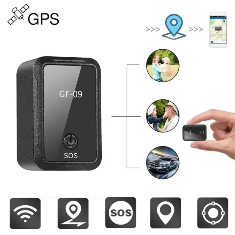 

Magnetic GF09 Mini AGPS Tracker App Anti-Theft Device WIFI LBS GSM GPRS Locator Voice Recording Remote Control Pickup Kit