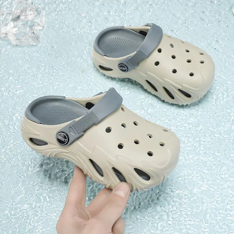 

Kids' Summer Non Slip Sandals with Thick Sole Soft Breathable Outdoor Footwear for Boys Lightweight Anti Slip Toddler Slides