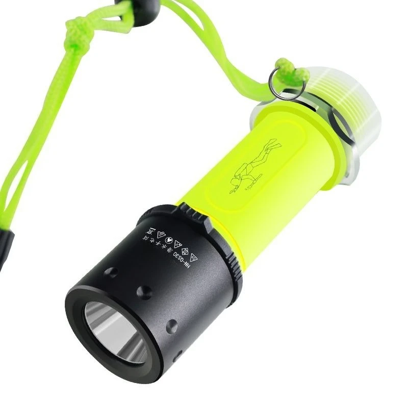 Rechargeable Bright Waterproof Diving Torch For Night Diving Flashlight Shore Diving Lighting Outdoor Underwater Gear