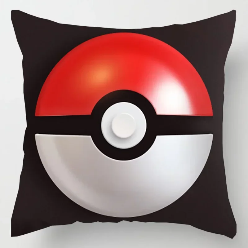 Anime Pokemon Pikachu Kissenbezüge Deko-Spielzeug für Zuhause Büro Sofa Cartoon Charizard Actionfigur Quadratische Kissenhüllen Spielzeug Geschenk