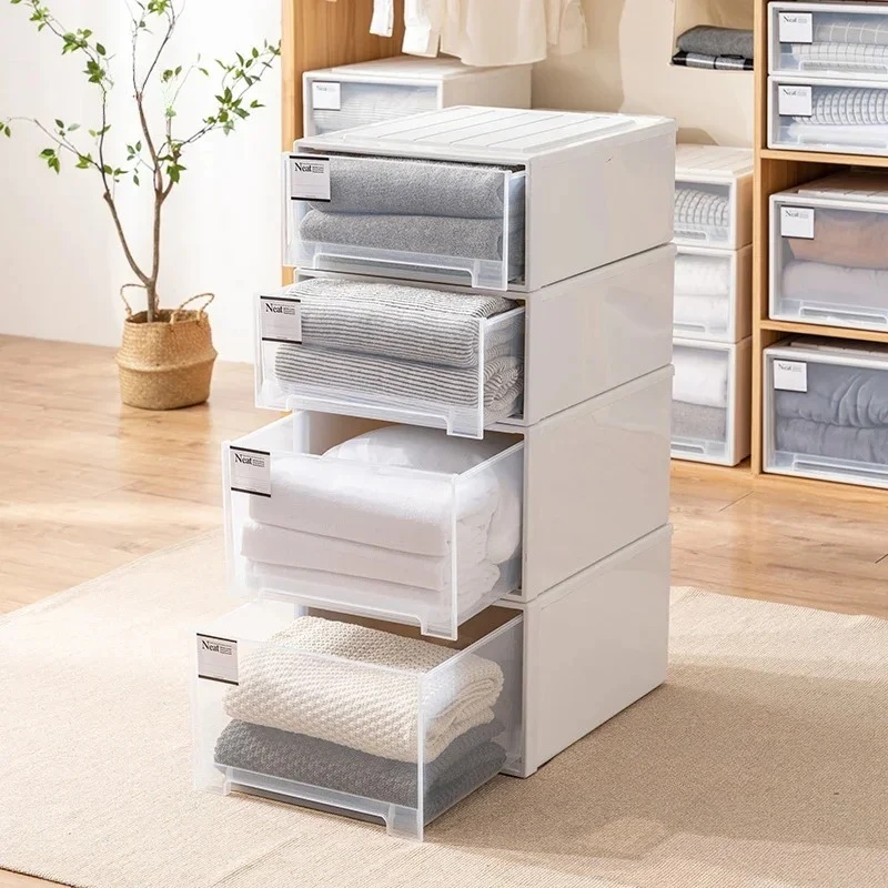 

Minimalist Plastic Wardrobes for Japanese Drawer Style Storage Locker for Clothes Storage Box Rack Home Bedroom Storage Wardrobe